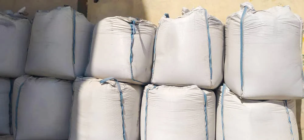 Packing of Silica Sand