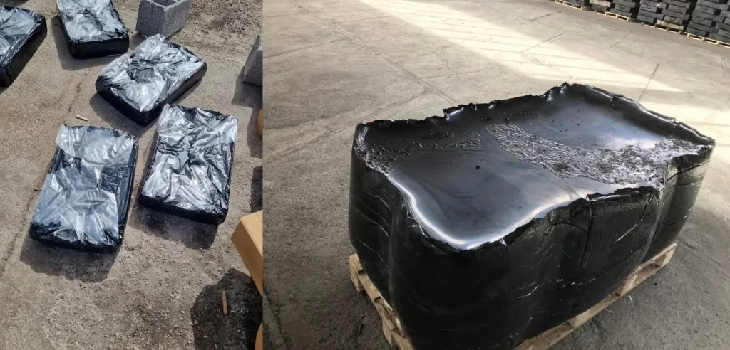 bitumen block