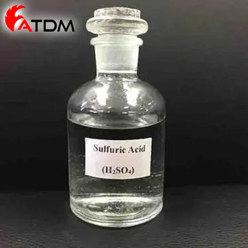 Sulphuric acid in battery