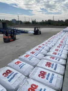 bitumen in poly bag
